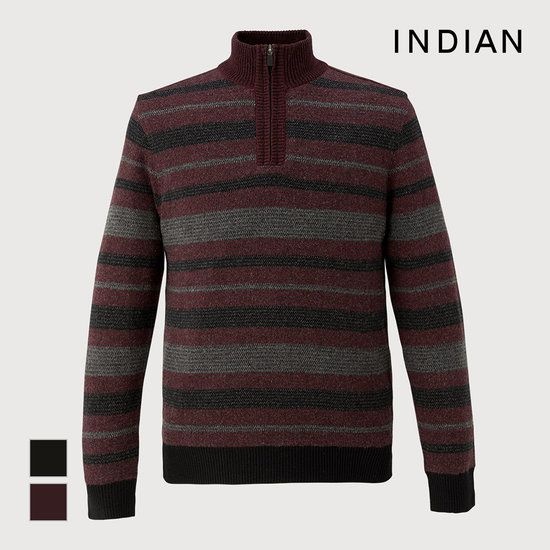 INDIAN TAG가400000원[인디안] 풀패턴 방풍 하프니트_MITBHXWA111 3536639