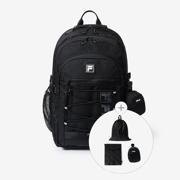 트리플 스트링 백팩 FS3BPH1001X_BLK