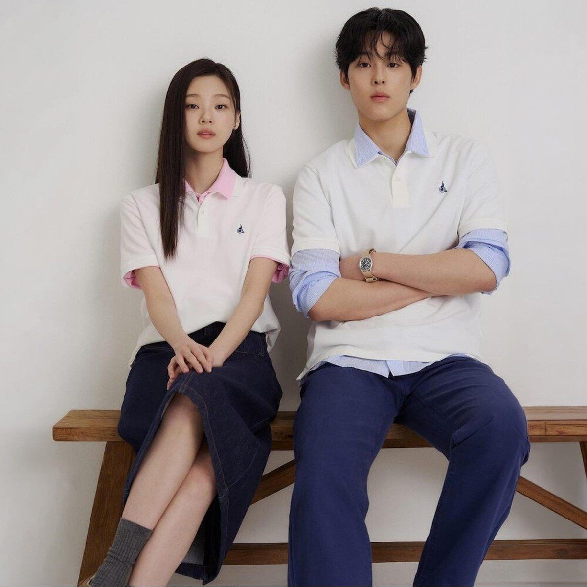 빈폴 Essential 피케 칼라넥 반소매 티셔츠 화이트 BC6242E711 BC6242E711 XTV620 JOX890