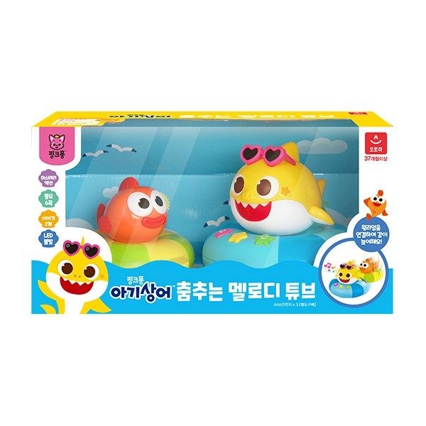 오로라월드 핑크퐁 아기상어 춤추는 멜로디 튜브