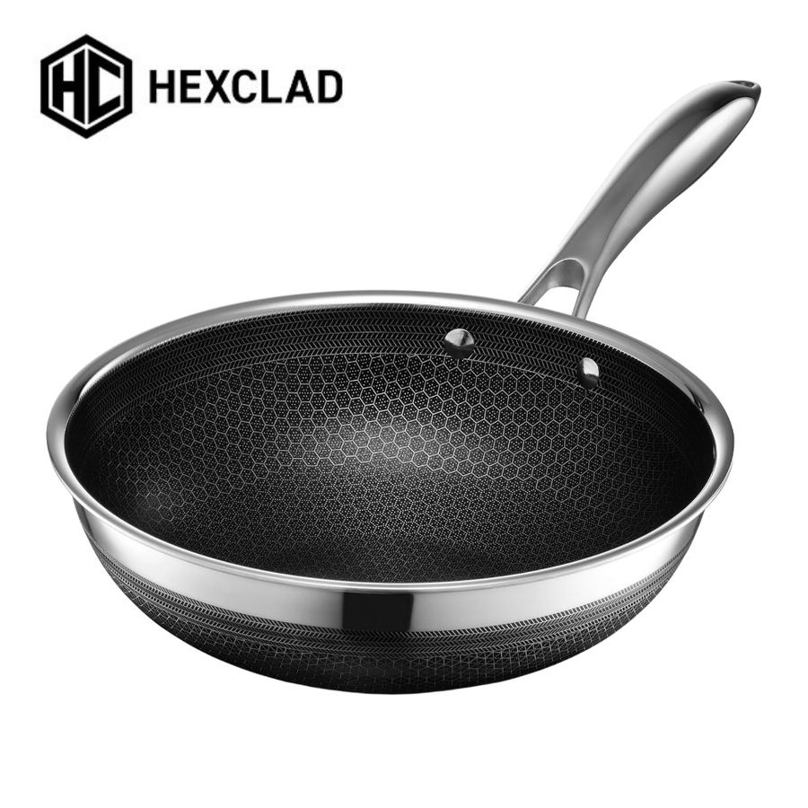 HexClad 헥스클래드 하이브리드 논스틱 중화팬 26cm 웍팬 코팅팬