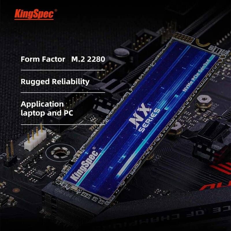 [해외] 노트북 SSD 에스에스디 M.2 2TB 1TB 하드 KingSpec-SSD NVME PCIe 3.0 128G 256G 512G 1 테라바이트 Sd 2280 Nvme M2 드라이브 디스크