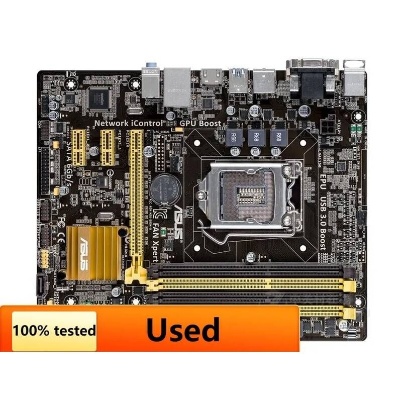 [해외] 마더보드 메인보드 ASUS LGA1150 B85M-G 마더 M-ATX B85M DDR3 인텔 B85 32GB 데스크탑 USB3.0 SATA3 원래 분해 사용