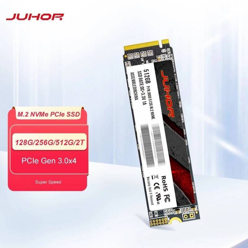 UnKnown [해외] 노트북 SSD 에스에스디 M.2 2TB 1TB 하드 JUHOR 128GB 256GB 512GB 1 테라바이트 드라이브 M2 NVMe PCIE 내장 디스크 데스크탑