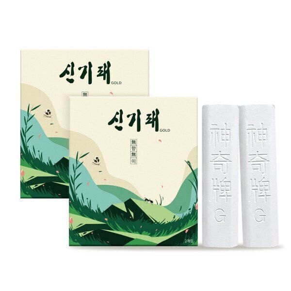 UnKnown (내일도착+무배/캠핑자취템BEST) 신기패 분필형 벌레약 7g 2개입 x 2개 총 4개입 바퀴벌레약 개미약 박멸