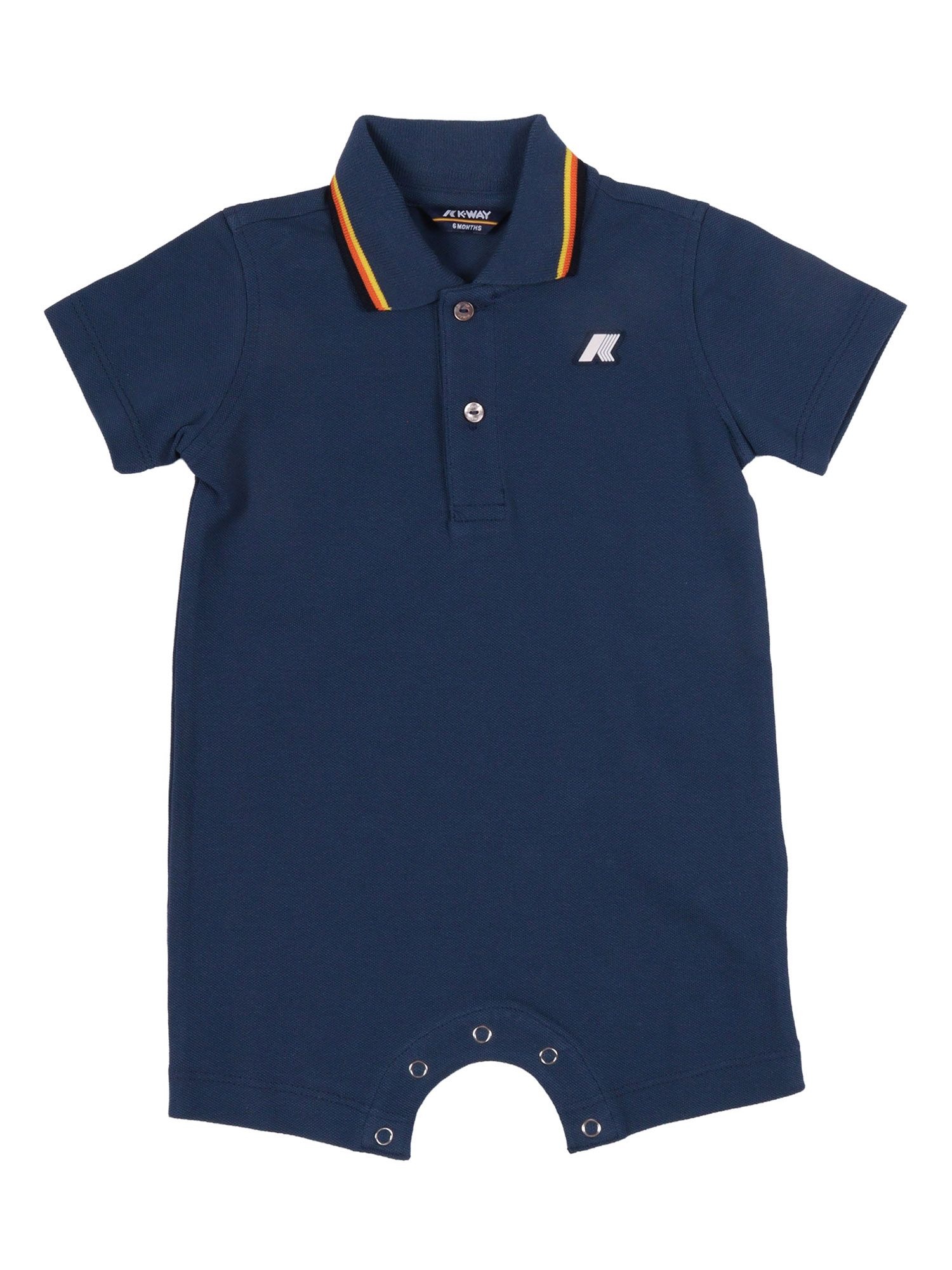 까웨 26SS K-WAY KIDS E. DOTTIE PIQUE ROMPER K71373WB67