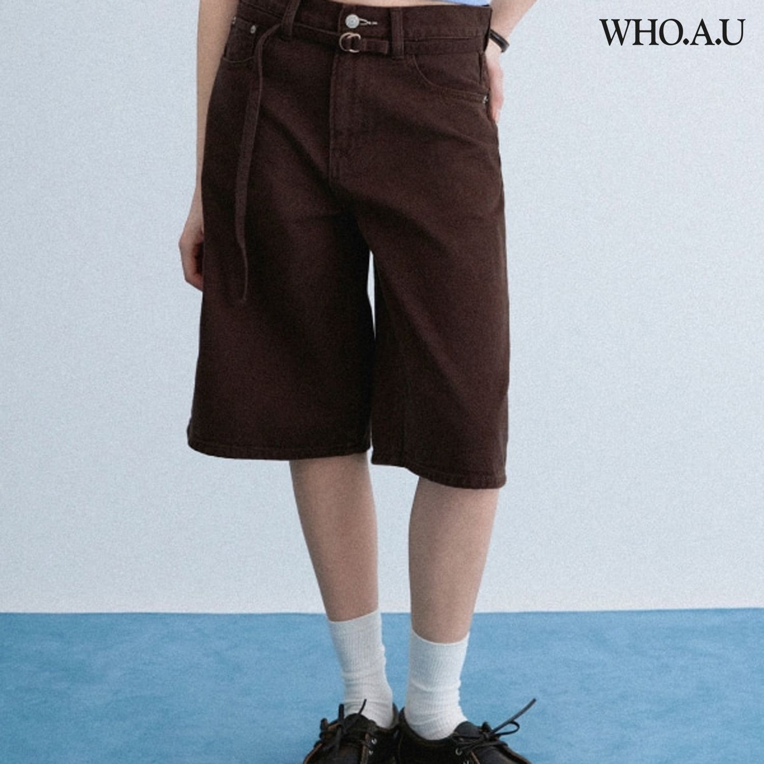 여성 Bermuda Denim Shorts (데님 쇼츠) WHTJG2443F