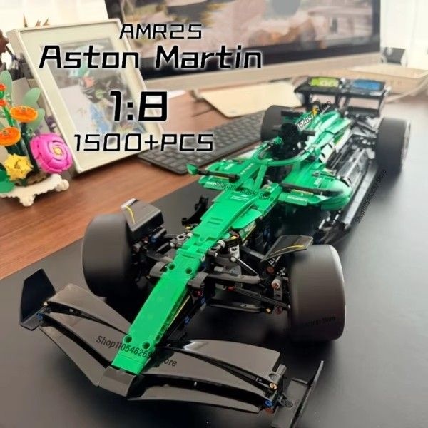 2026 신기술 1547피스 애스톤 트랙 레이싱 드라이버 AMR25