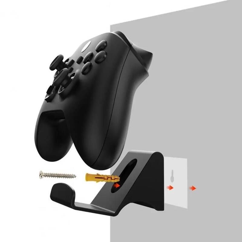 UnKnown [해외] 엑스박스패드 교체 하우징 케이스 액세사리 XBOX컨트롤러 게임 패드 행거 벽 브래킷 PS5 PS4 Xbox One X S 시리즈 콘솔