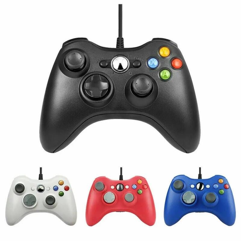 UnKnown [해외] 엑스박스패드 교체 하우징 케이스 액세사리 XBOX컨트롤러 엑스박스 360 USB 유선 게임패드 슬림 컨트롤러 윈도우 7 8