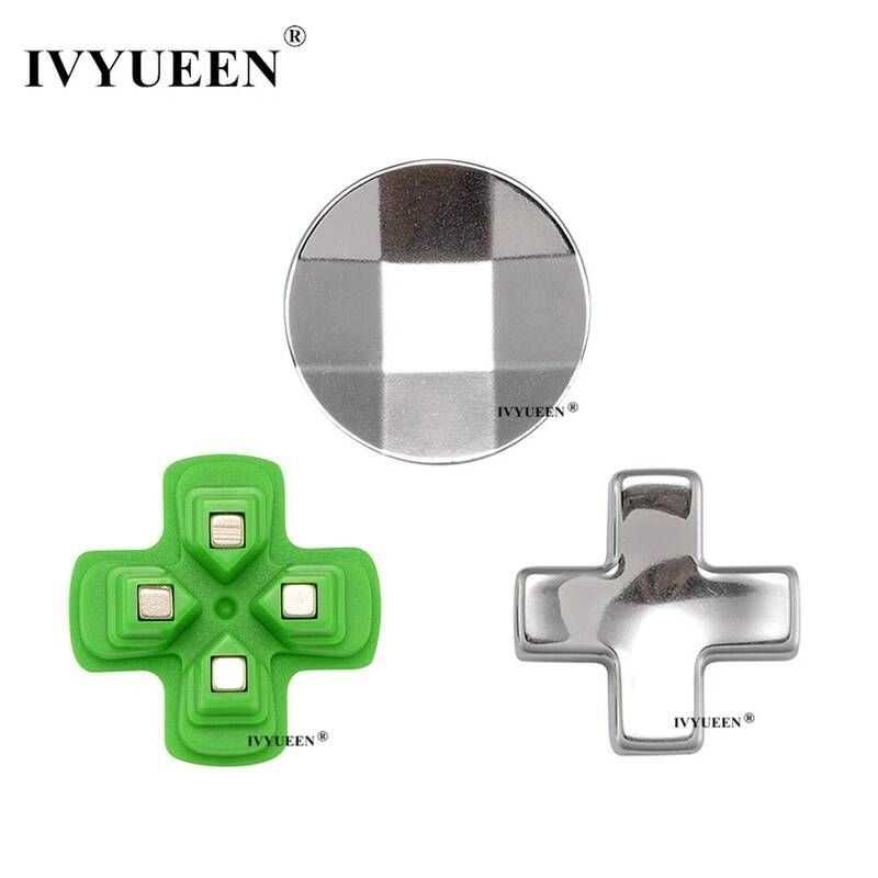 UnKnown [해외] 엑스박스패드 교체 하우징 케이스 액세사리 XBOX컨트롤러 IVYUEEN 마그네틱 D-패드 버튼 모드 키트 듀얼 쇼크 4 PS4 프