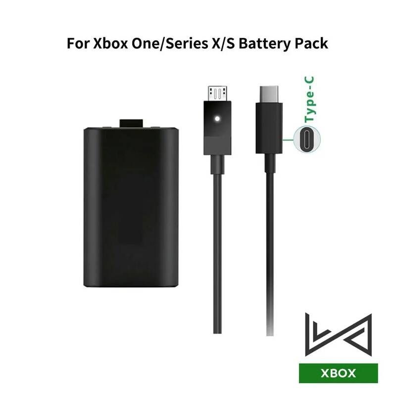 UnKnown [해외] 엑스박스패드 교체 하우징 케이스 액세사리 XBOX컨트롤러 Xbox One 컨트롤러용 충전 플레이 키트 시리즈 X/S Type-C 케