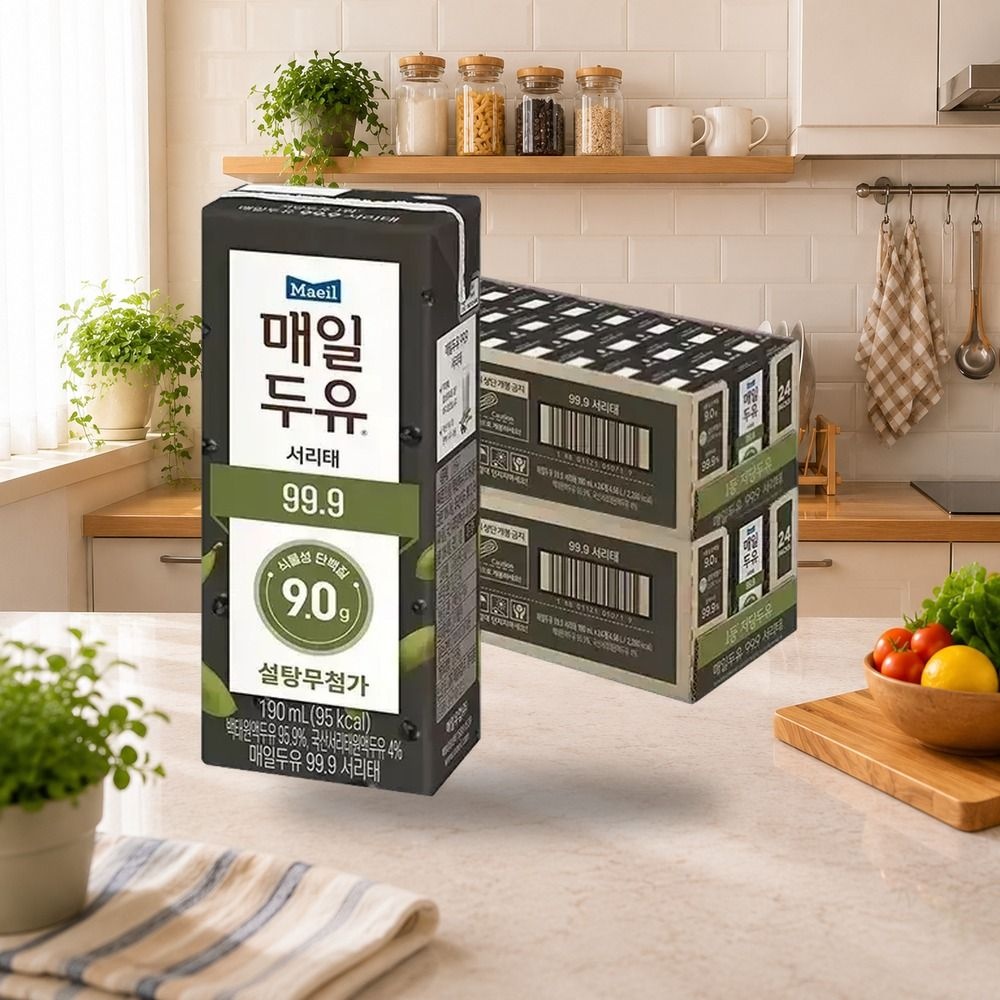 매일두유 99.9 서리태 190ml 48개