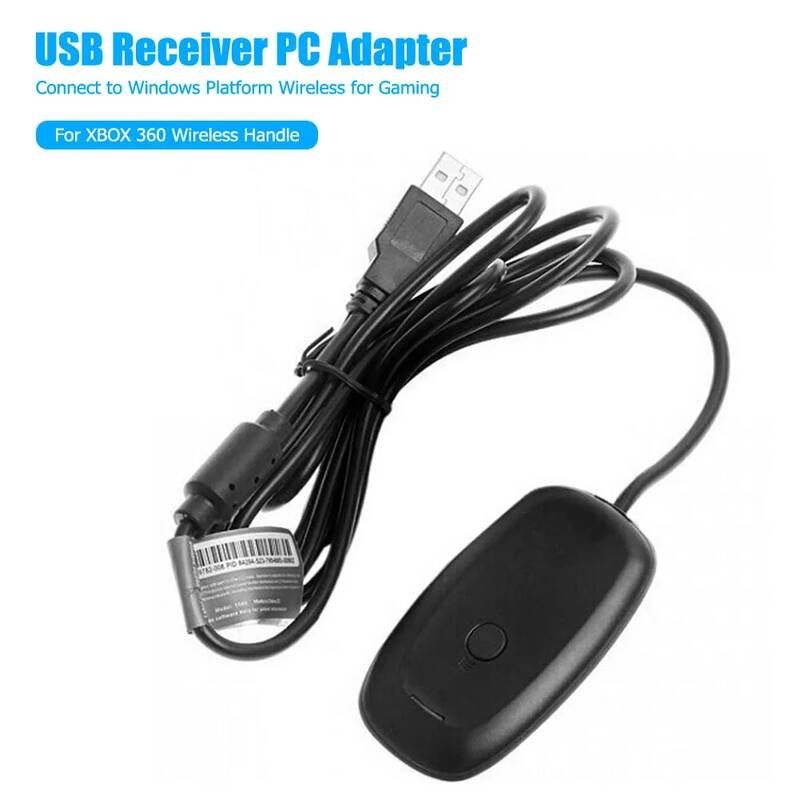 [해외] 엑스박스패드 교체 하우징 케이스 액세사리 XBOX컨트롤러 Xbox 360 무선 게임 패드 PC 어댑터 USB 수신기 지원 Microsoft