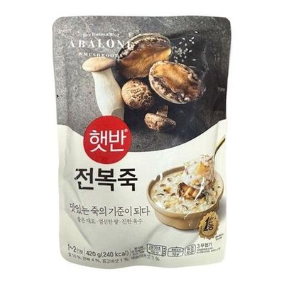 CJ 햇반 전복죽 420g 통조림 X 5개 비비고 전복420g (52022929)