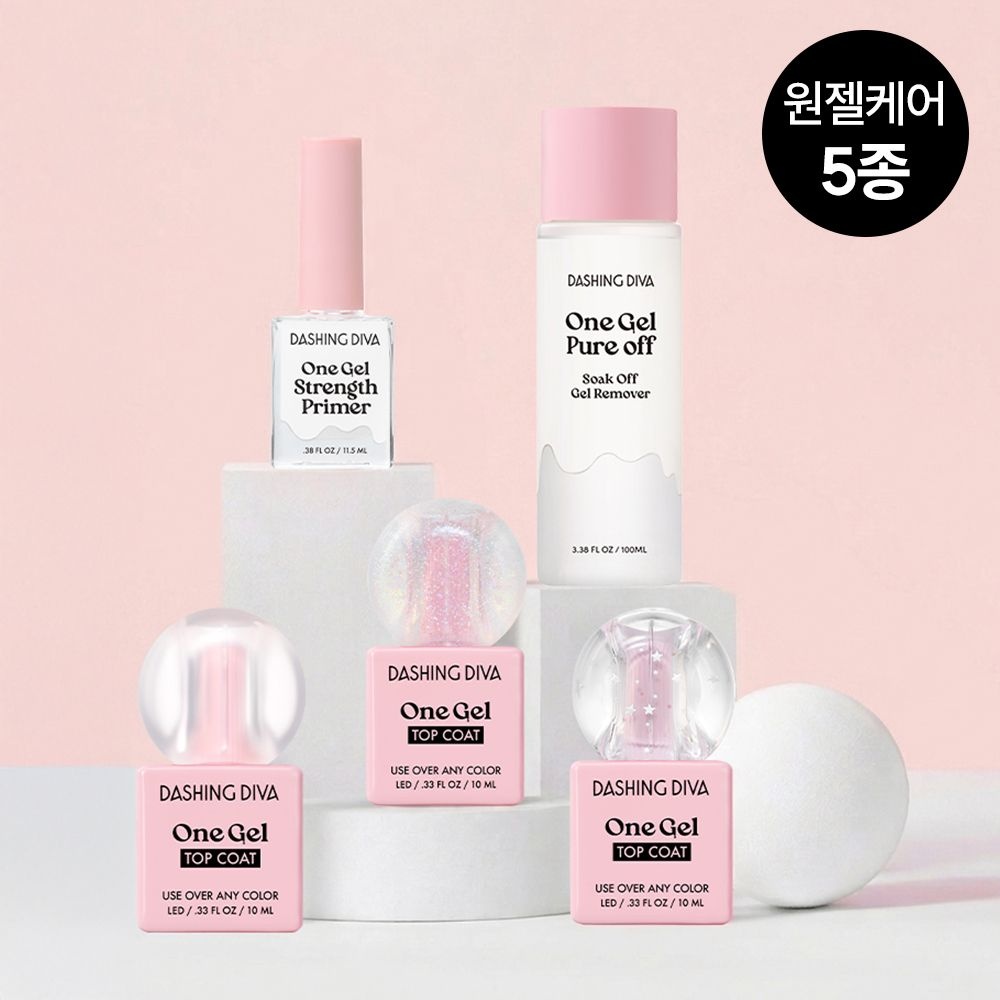 데싱디바 [시즌오프][1+1 원젤 케어&탑코트] 데싱디바 네일 케어&탑코트 골라담기 2종 SET
