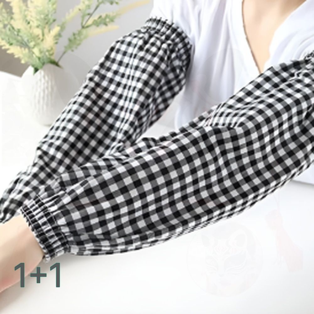 ㈜태성커머스 협력업체 1+1  체크토시 일상 데일리 소매보호대 설거지 집안일