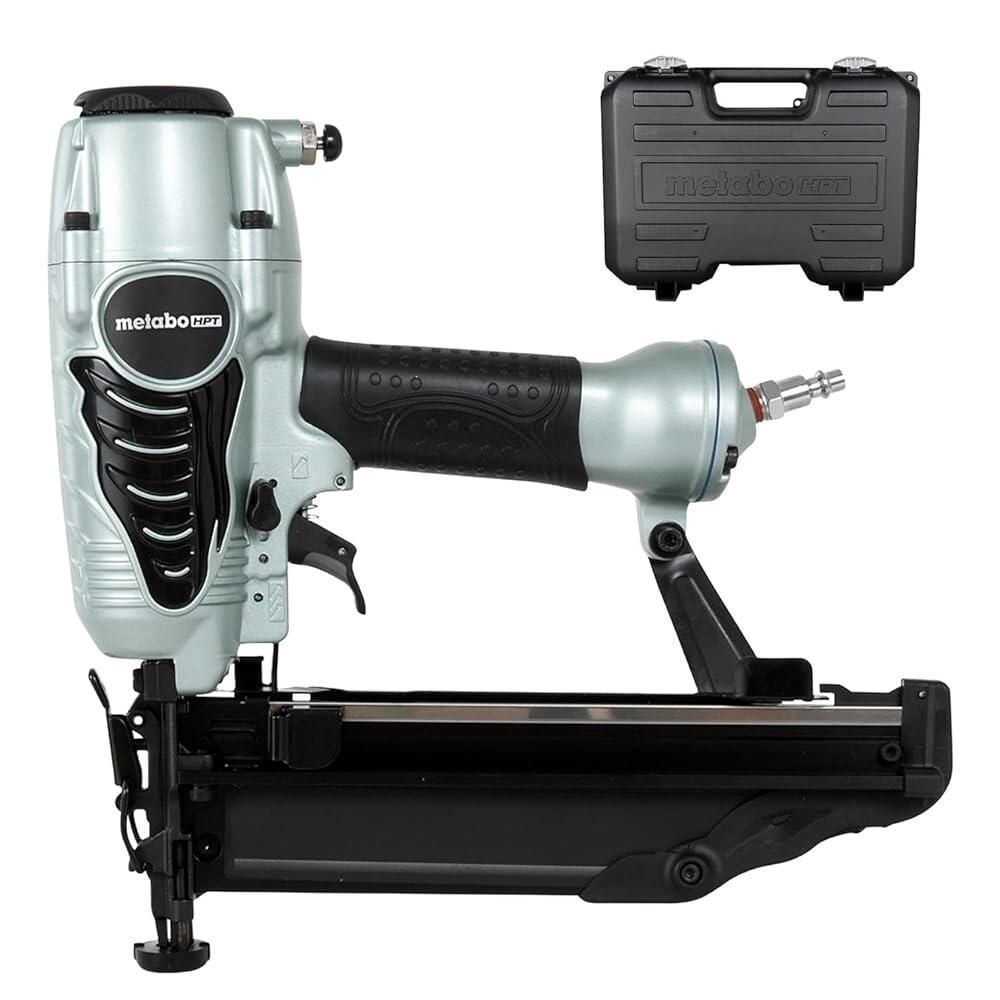 Metabo HPT [해외] Metabo HPT NT65M2S 16게이지 피니쉬 네일러 키트 마감 못 2.5cm1인치에서 최대 6.4cm2 1/2인치 통합 에어 더스터NT65M2S [호환