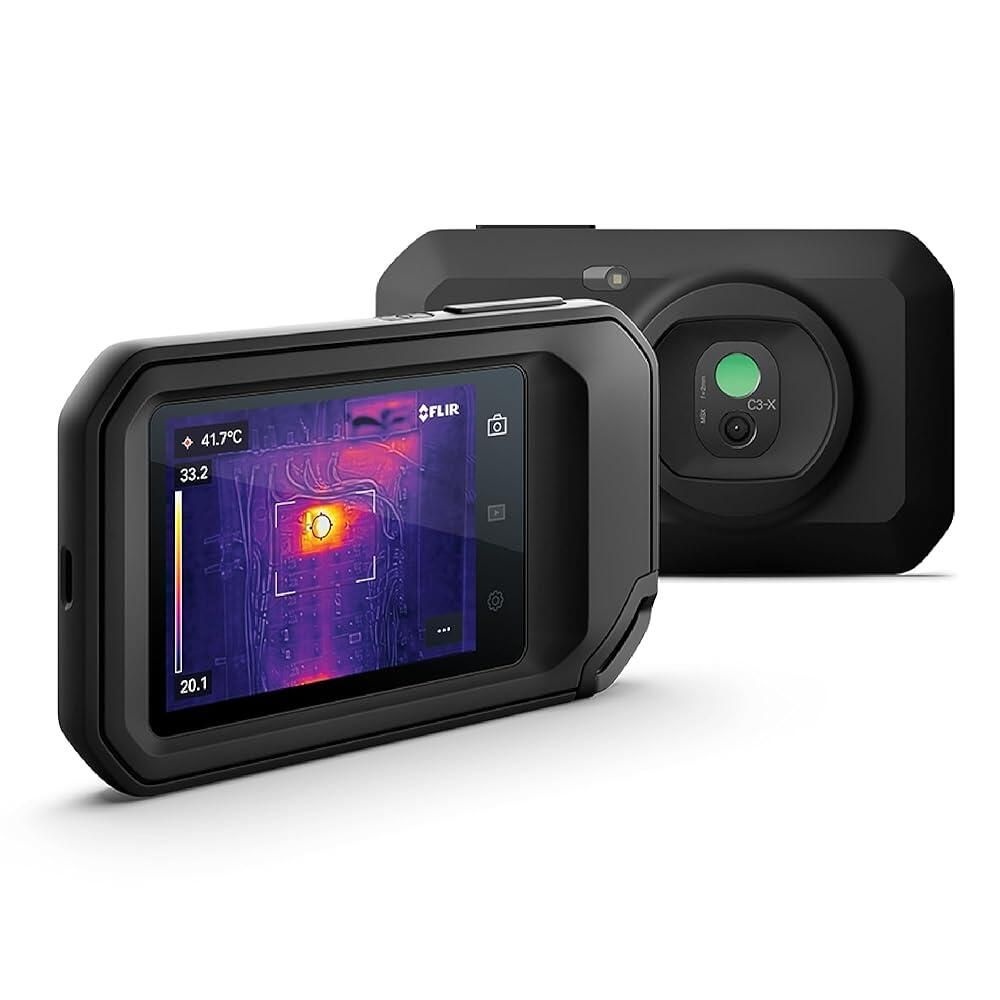 [해외] FLIR C3-X Wi-Fi 포함 컴팩트 열 카메라 검사 전기/기계 건물 HVAC 리케이션 고해상도 적외선 이미저 [호환]