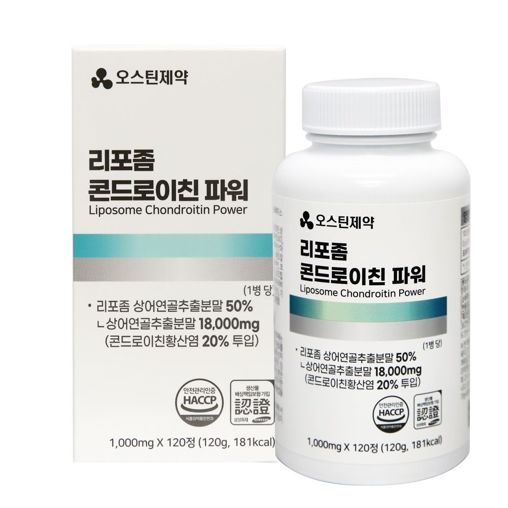 리포좀 콘드로이친 상여연골 추출분말 하루 1정 120정