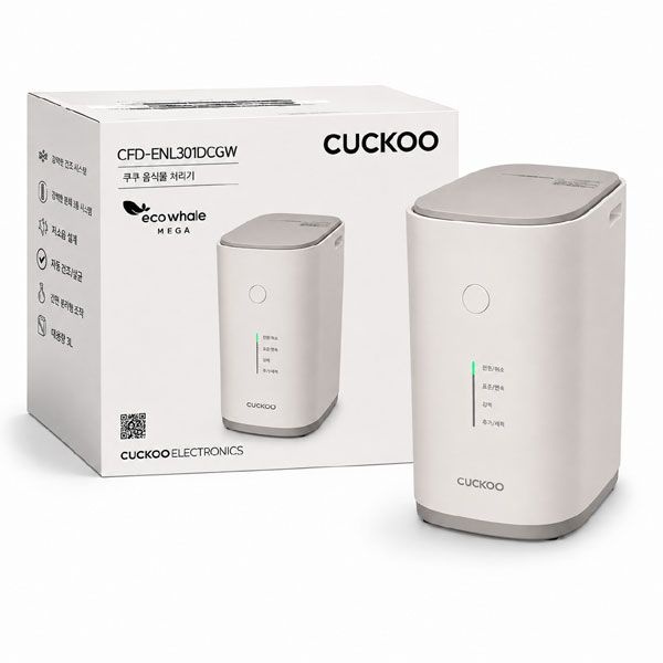 쿠쿠 에코웨일 메가 3L 음식물처리기 CFD-ENL301DCGW (그레이스화이트) K