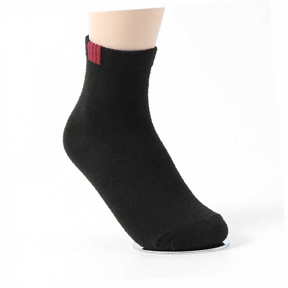 Nanjing Evertop Textile Co., Ltd. / (주)Tree 남성 단목양말 레드 블랙삭스 남자양말 레드양말