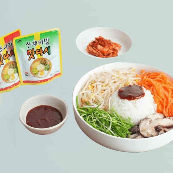 간편식 전투식량 추억의 군납 비빔장 맛다시 고추나라 5봉+산채비빔 5봉 606441