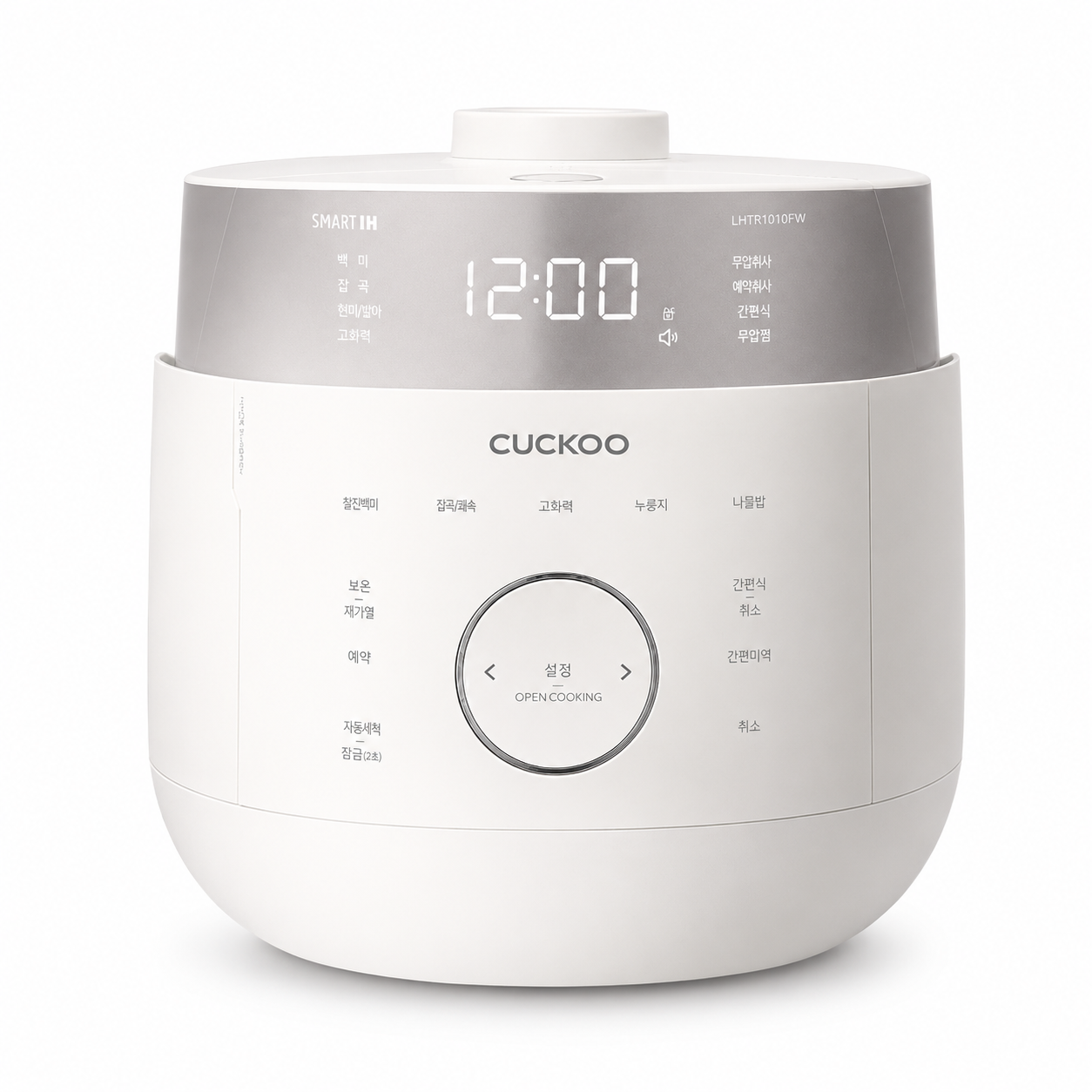 쿠쿠 CUCKOO IH전기압력밥솥 트윈프레셔 마스터셰프 CRP-LHTR1010FGWM 10인용 올스텐 그레이스 화이트
