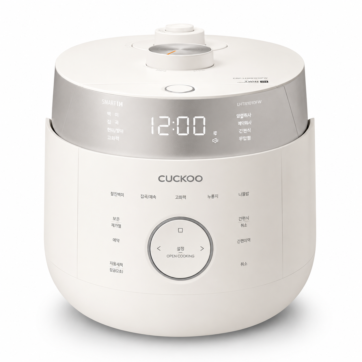 쿠쿠 CUCKOO IH전기압력밥솥 트윈프레셔 마스터셰프 CRP-LHTR0610FGIM 6인용 올스텐 그레이스아이보리
