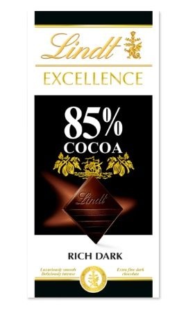 린트 엑설런스 다크85% 4개 100g 부모님 운전 고카카오 선물