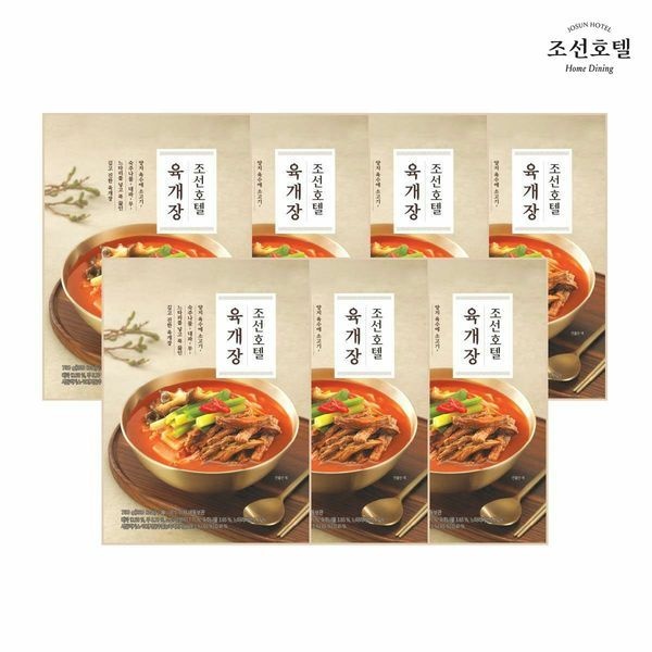 [하프클럽]조선호텔 육개장 730g X 7팩 (직)