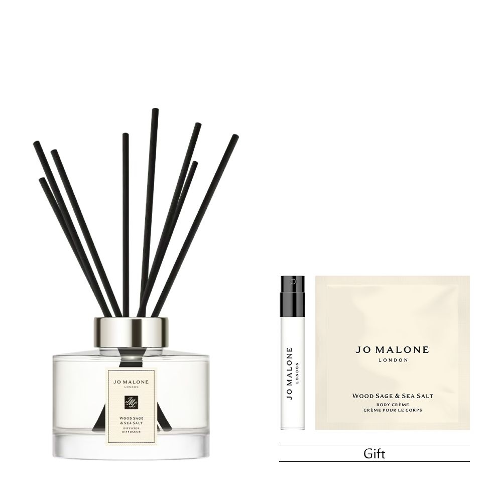[단독] 우드 세이지 앤 씨 솔트 디퓨저 165ml(+코롱 1.5ml 1종, 바디 샤쉐 1종)