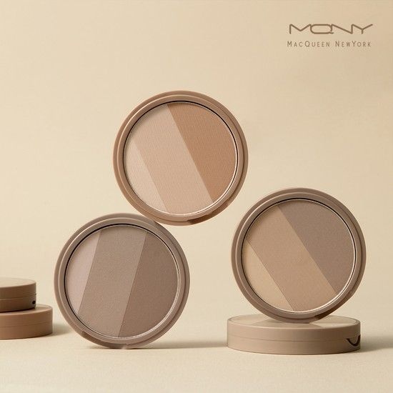 MQNY 페이크업 3색 쉐딩 9g 3종 /헤어라인쉐도우 코쉐딩 컨투어 MAKEUP