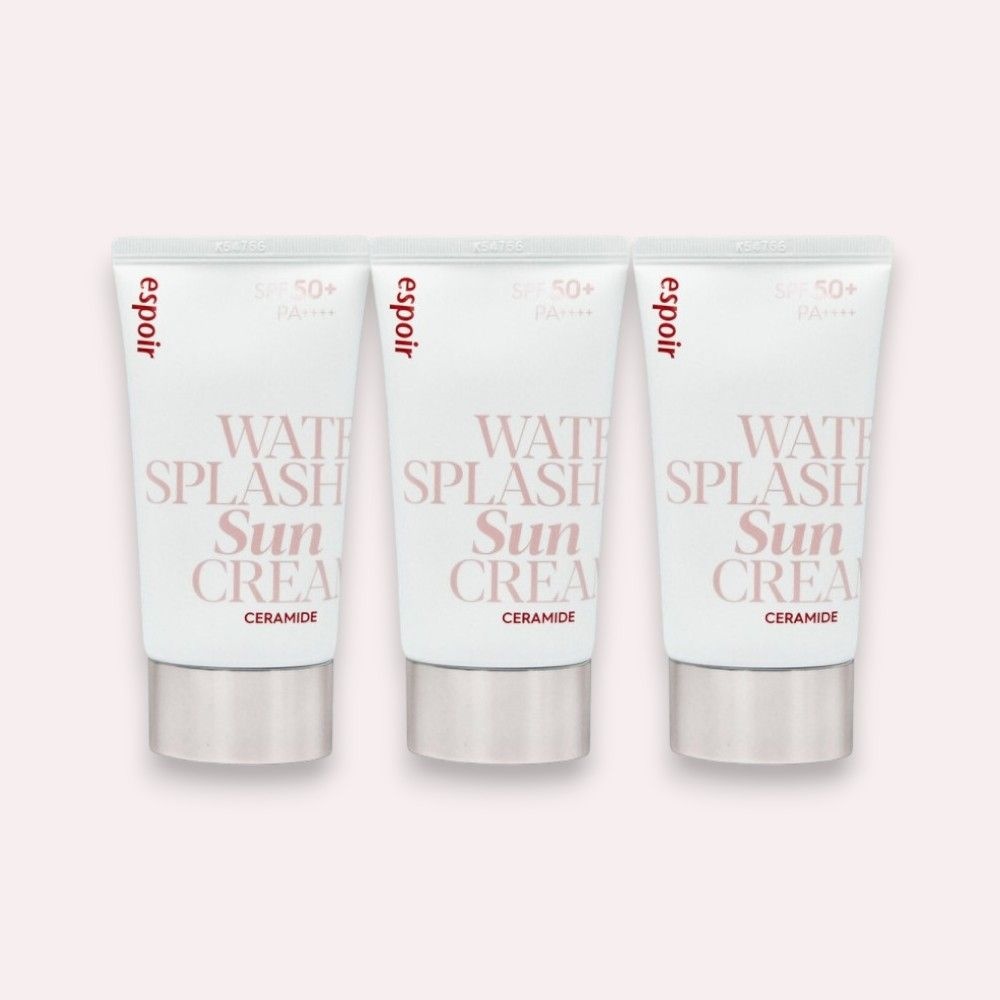 에스쁘아 워터 스플래쉬 선크림 세라마이드 60ml 3개 톤업 SPF50+