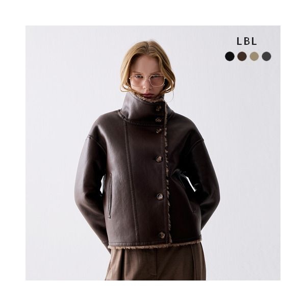 [LBL] [상시가 199,000원]26FW 호주산 양모100 FAUX 무스탕 자켓