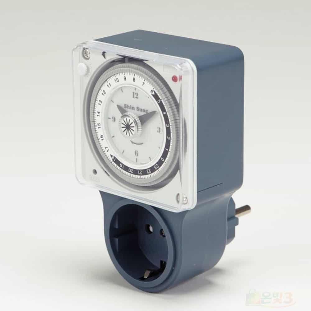콘센트형 기계식 타이머 SST-16C 간판타이머 타이머콘센트 환풍기타이머스위치 조명타이머