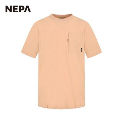【公式】ネパ共用エココンポウーブンポケットラウンド半袖Tシャツ（ルーズフィット）7JD5372