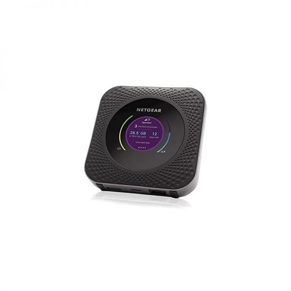 NETGEAR [해외] 넷기어 나이트호크 M1 4G LTE WiFi 모바일 핫스팟 MR1100 100NAS – 최대 1Gbps 속도 AT&T T Mobile 통신사와의 최적 사용 환경
