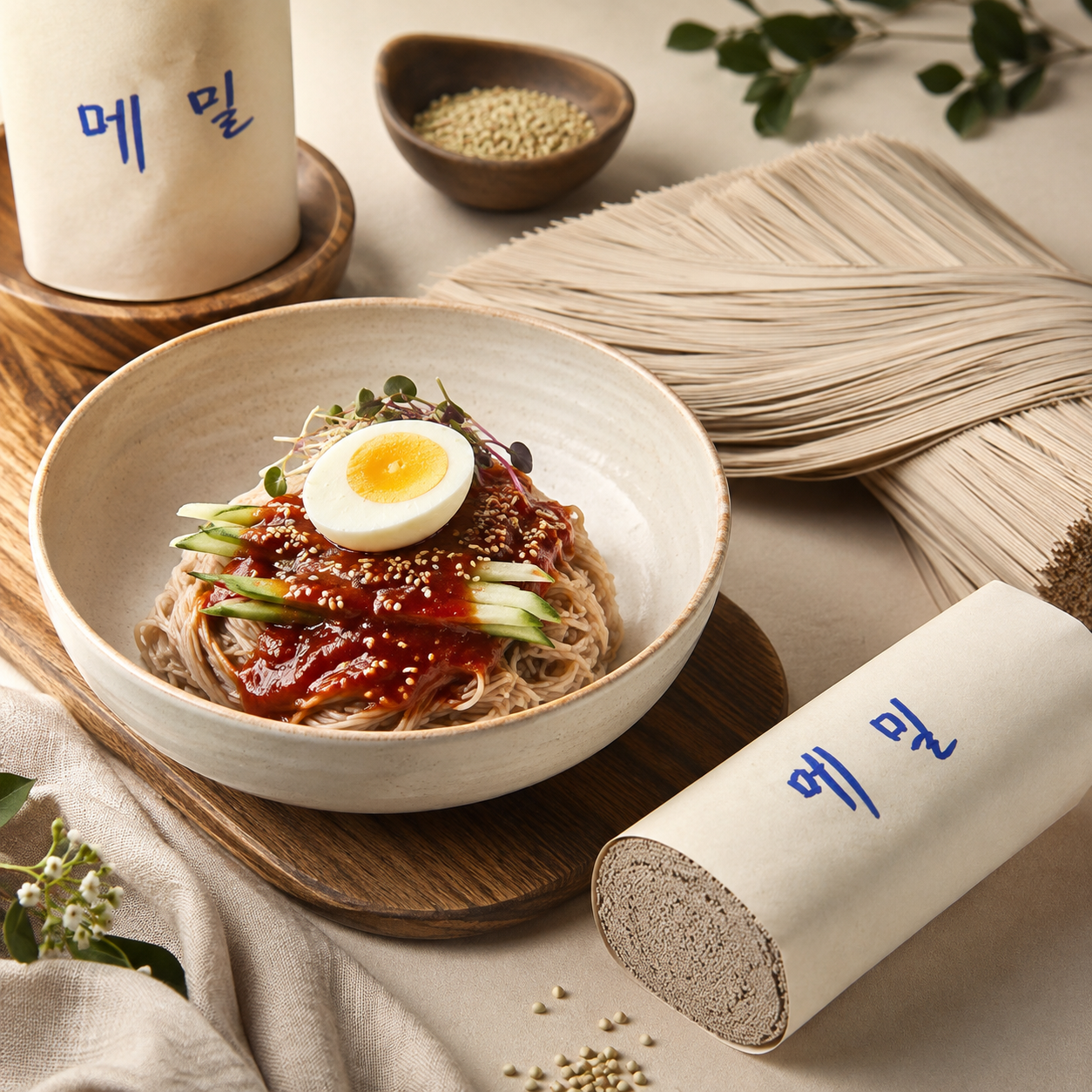 메밀[구로시장]엄마손국수공장 메밀국수2.4kg