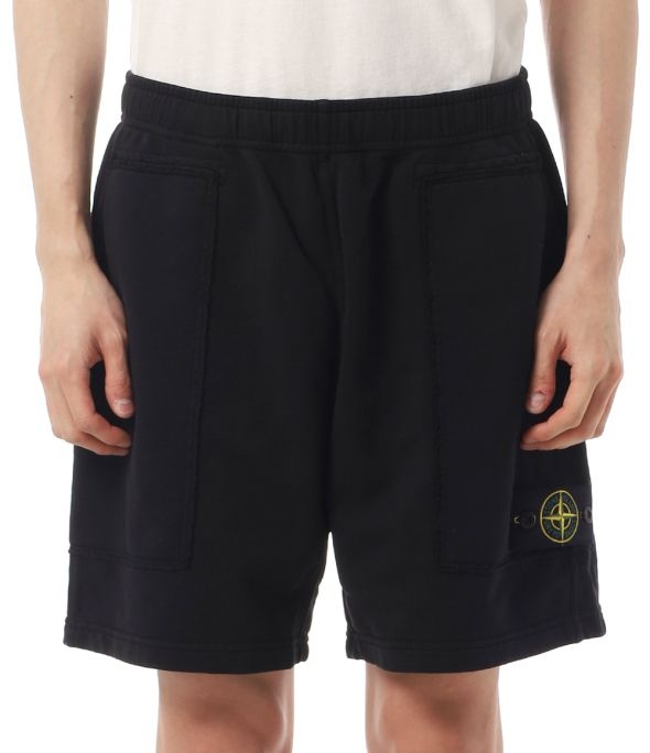 STONE ISLAND 26SS 6200022 Organic CotTON Fleece Jogger ShoRTS L1S15 S0051 V0029 오가닉 코튼 조거 쇼츠 41382