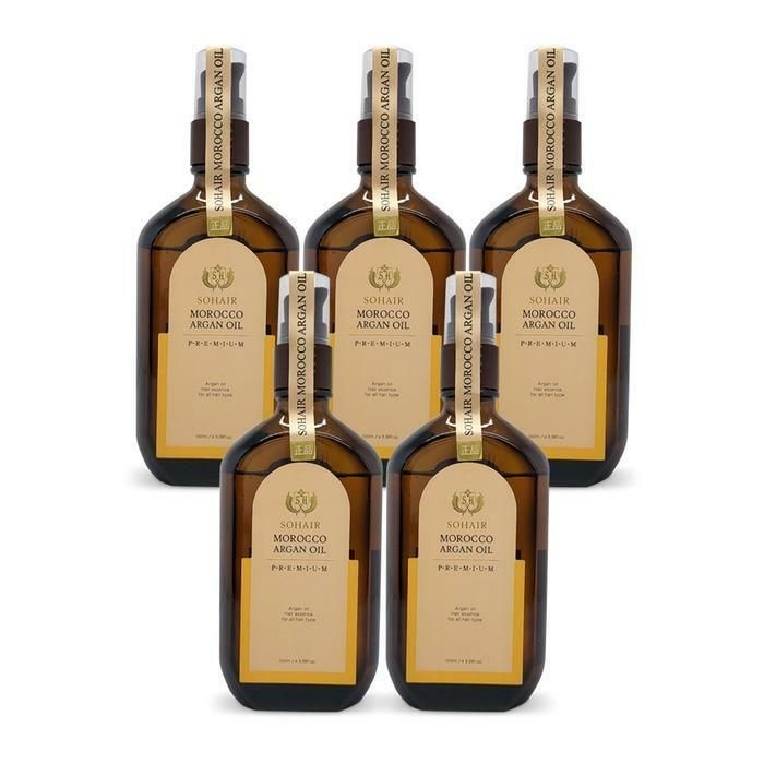 (현대Hmall) 쏘헤어 모로코 아르간 오일 100ml 프리미엄 5개 Ss