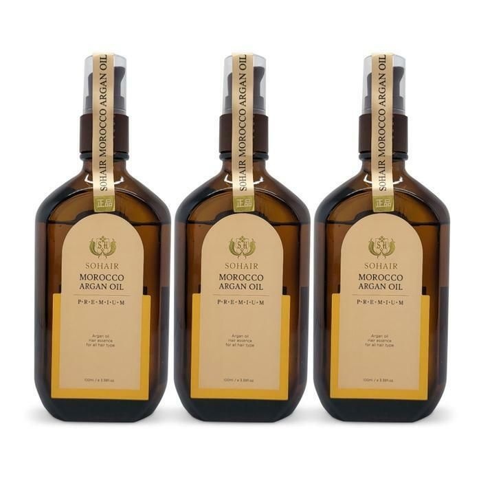 (현대Hmall) 쏘헤어 모로코 아르간 오일 100ml 프리미엄 3개 Ss