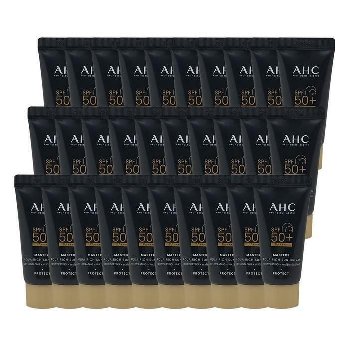 (현대Hmall) AHC 마스터즈 아쿠아 리치 선크림 10ml(SPF50+) 워터프루프 휴대용 30개 Ss