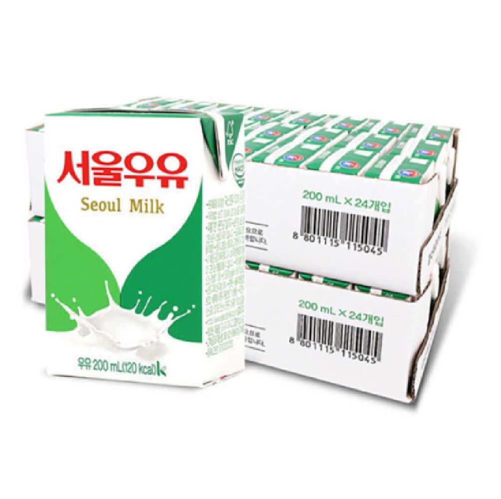 서울우유 멸균우유 200ml 24입X2 (2박스)