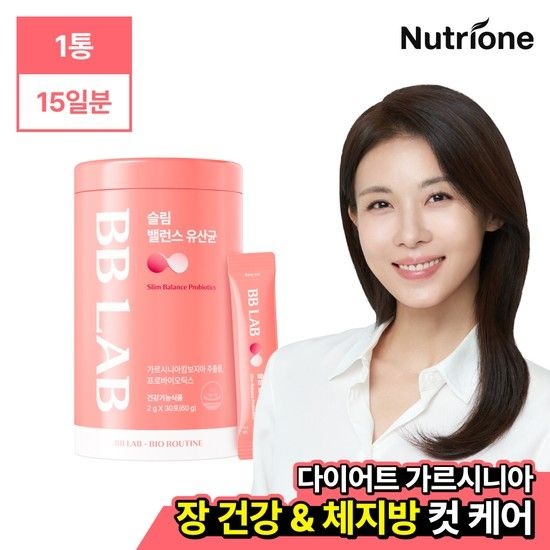 비비랩 슬림 밸런스 유산균 1박스 (15일분)