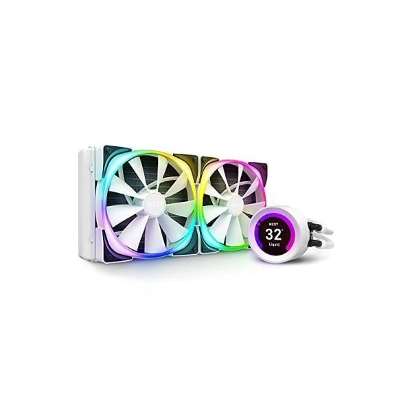 NZXT [해외] NZXT Kraken Z63 RGB 화이트 LCD 디스플레이 탑재 수랭 쿨러 255384