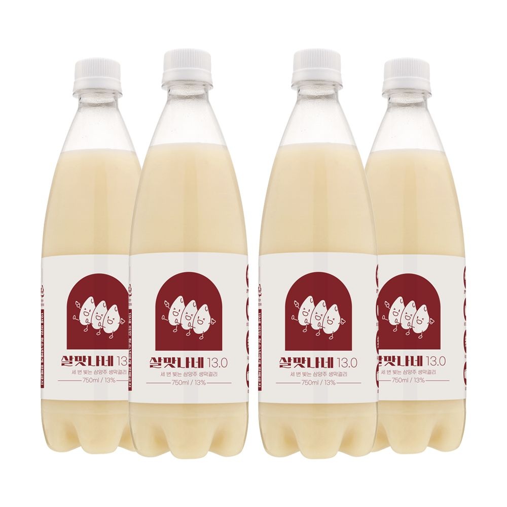세번빚은 살맛나네13 750mlx4 무감미료 삼양주