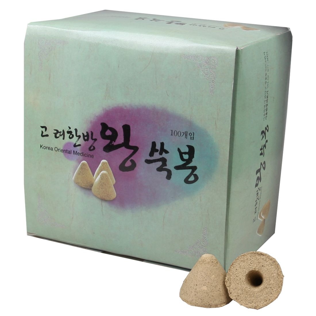 고려한방왕쑥봉 1Box 100개입 왕뜸쑥 왕뜸기용