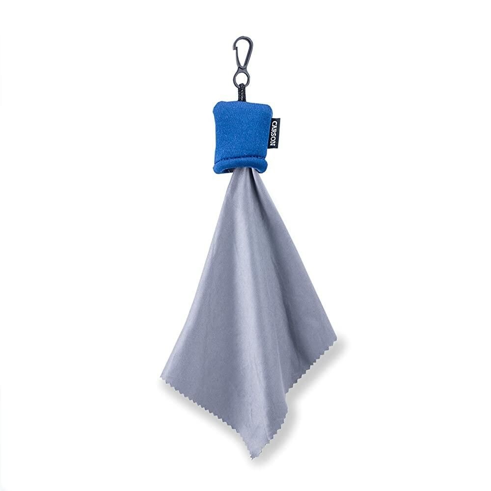[해외] Carson Stuff-It 안경 스마트폰 태블릿 광학 렌즈 카메라 등 극사 천 클리닝 시스템 16.25 x 16.25cm6.25 6.25인치 - 오렌지 SN
