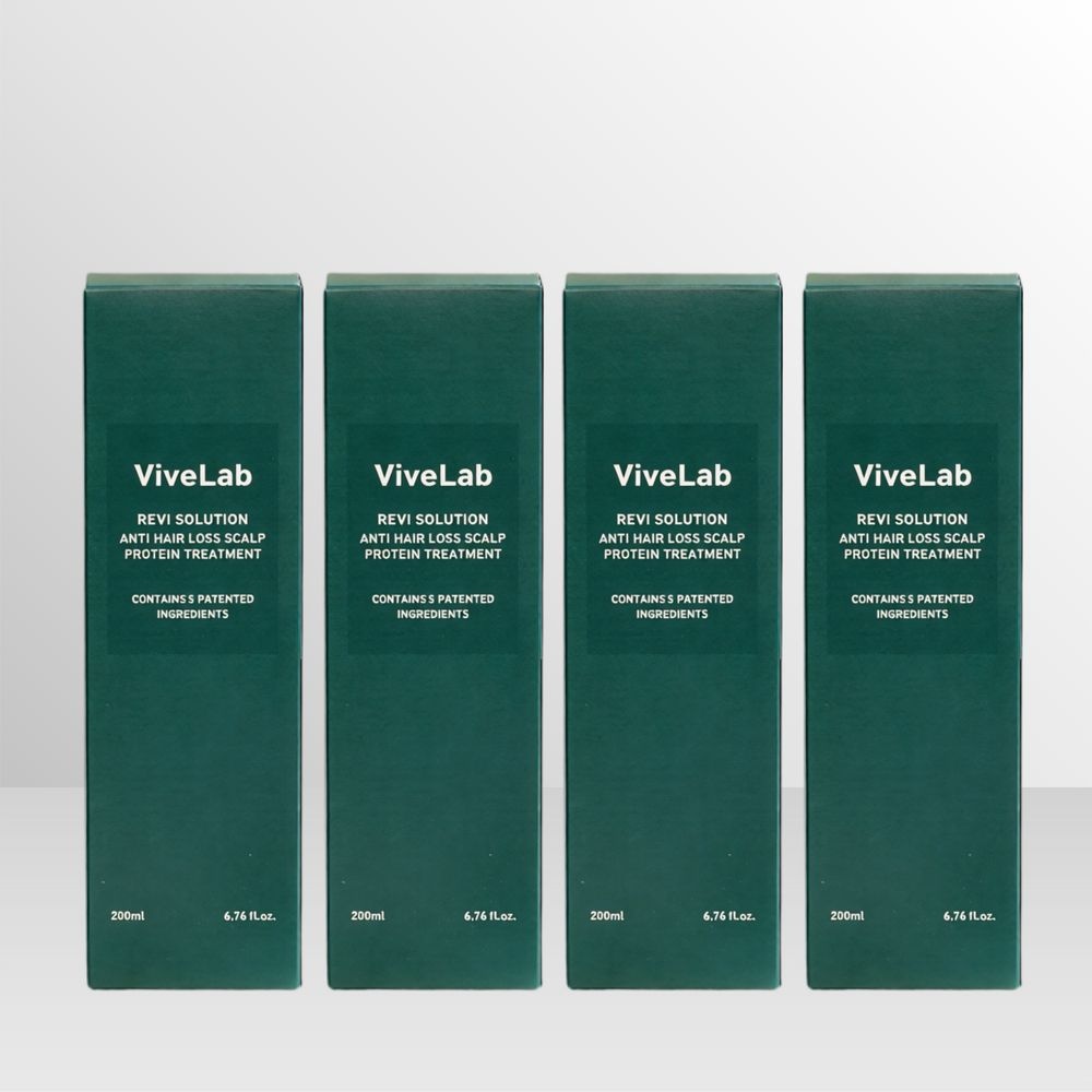 [오늘출발] 바이브랩 리바이 솔루션 안티 헤어 로스 스칼프 프로틴 트리트먼트 200ml 4개